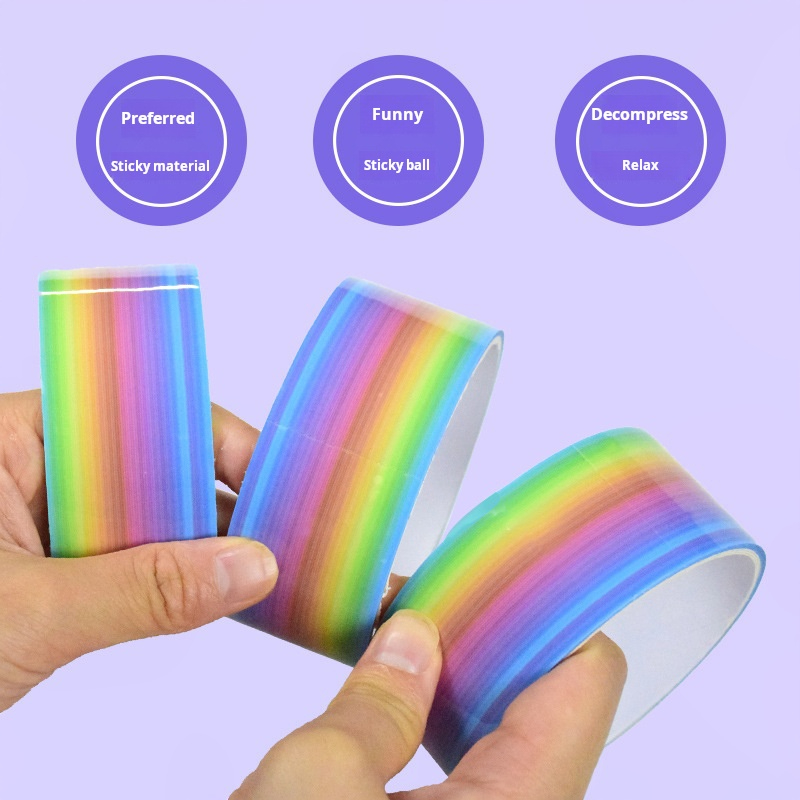 Glue Stick Pack - 1 szt. Tęczowe Kulki Klejące Kulki
