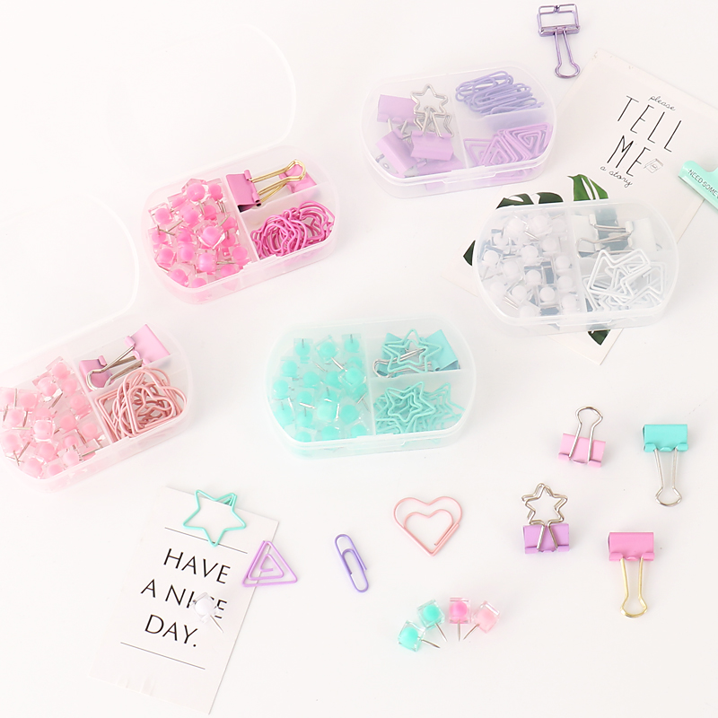 Binder Clip Assorted - TUTU coloful spinacze do papieru szpilki