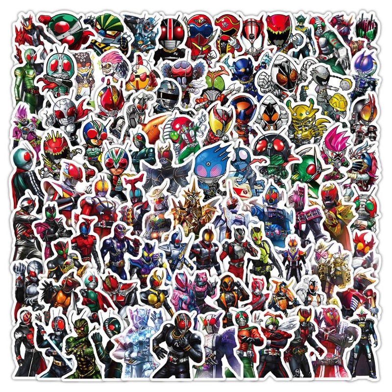 Memo Pad Sticky - 103 szt. Naklejki Kamen Rider Estetyczne,