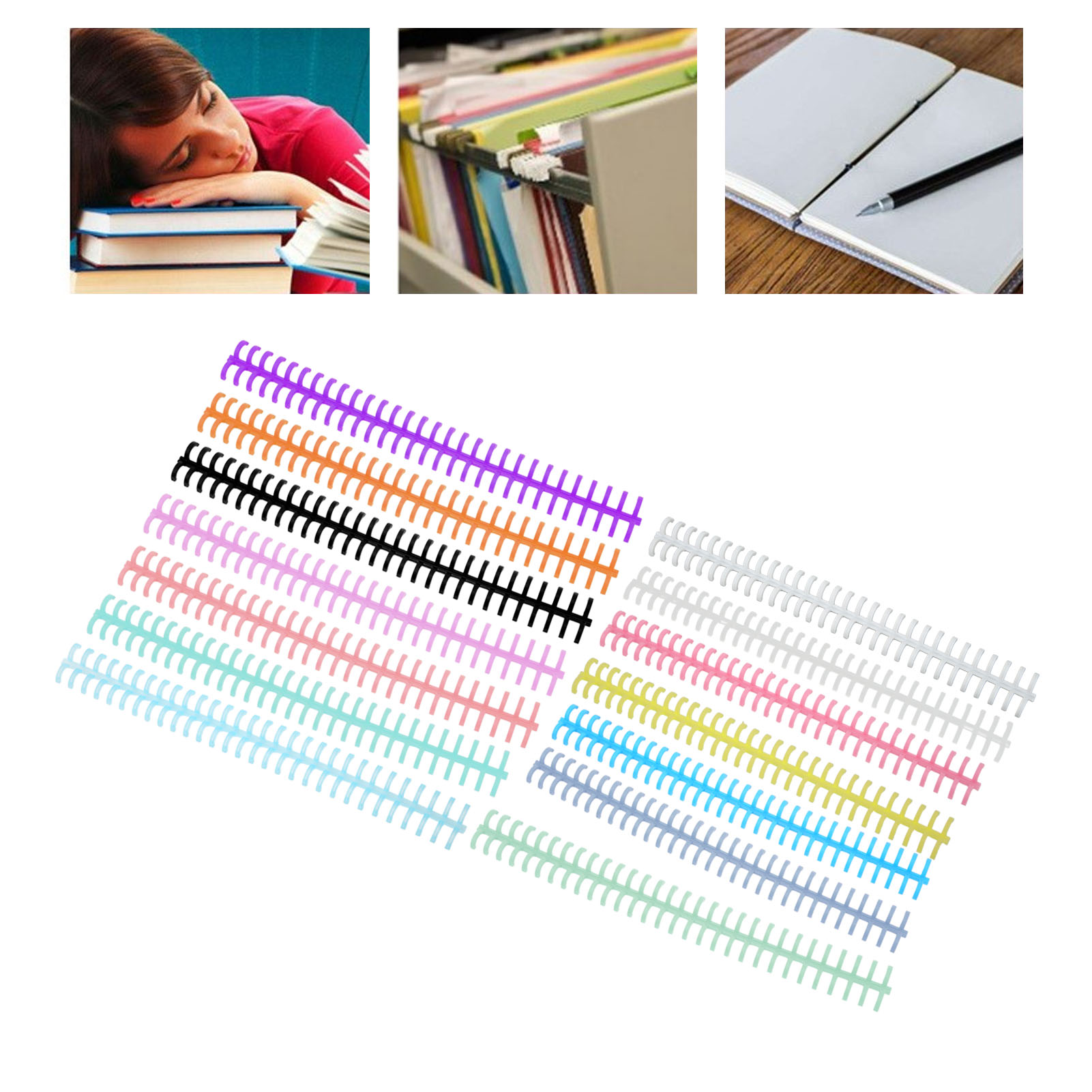 10 sztuk 30-otworowych spinek  – Binding Comb Plastic recenzja i cena