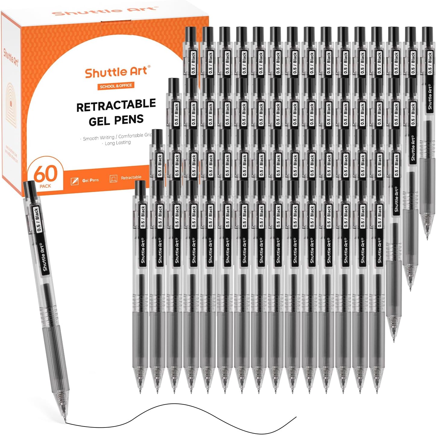Długopisy żelowe Shuttle Art B – Gel Ink Pen Set recenzja i cena