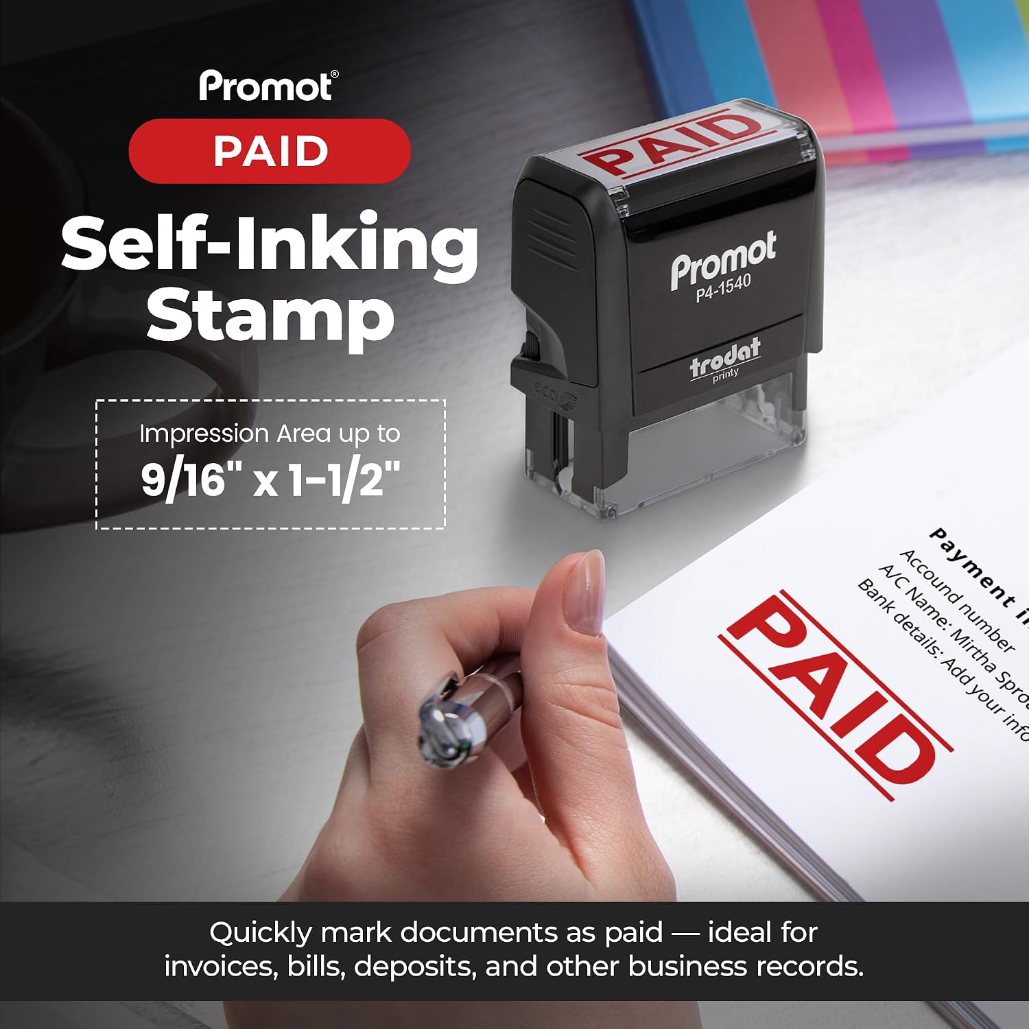 Samonakładający się stempel z  – Self Inking Stamp recenzja i cena