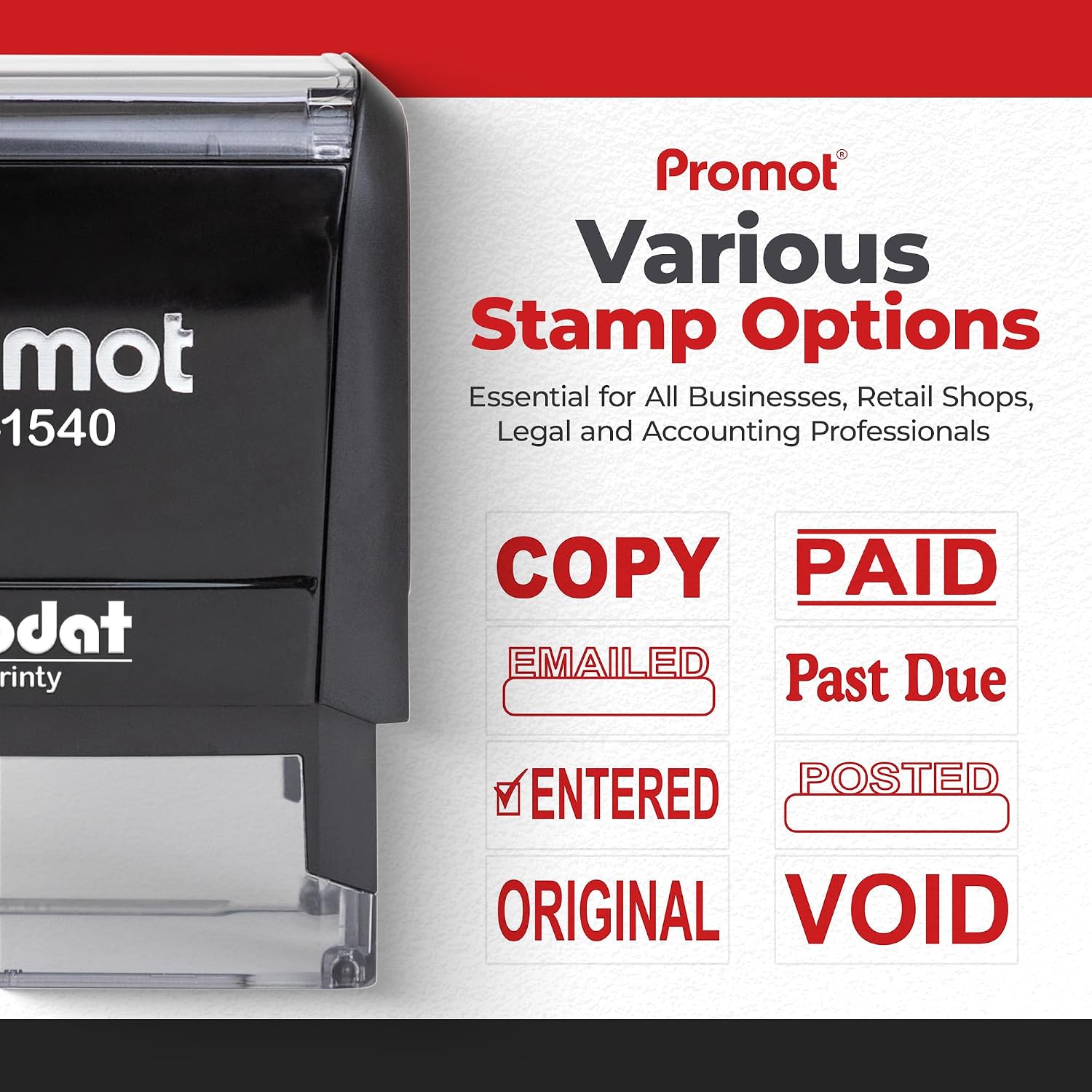 Samonakładający się stempel z  – Self Inking Stamp recenzja i cena