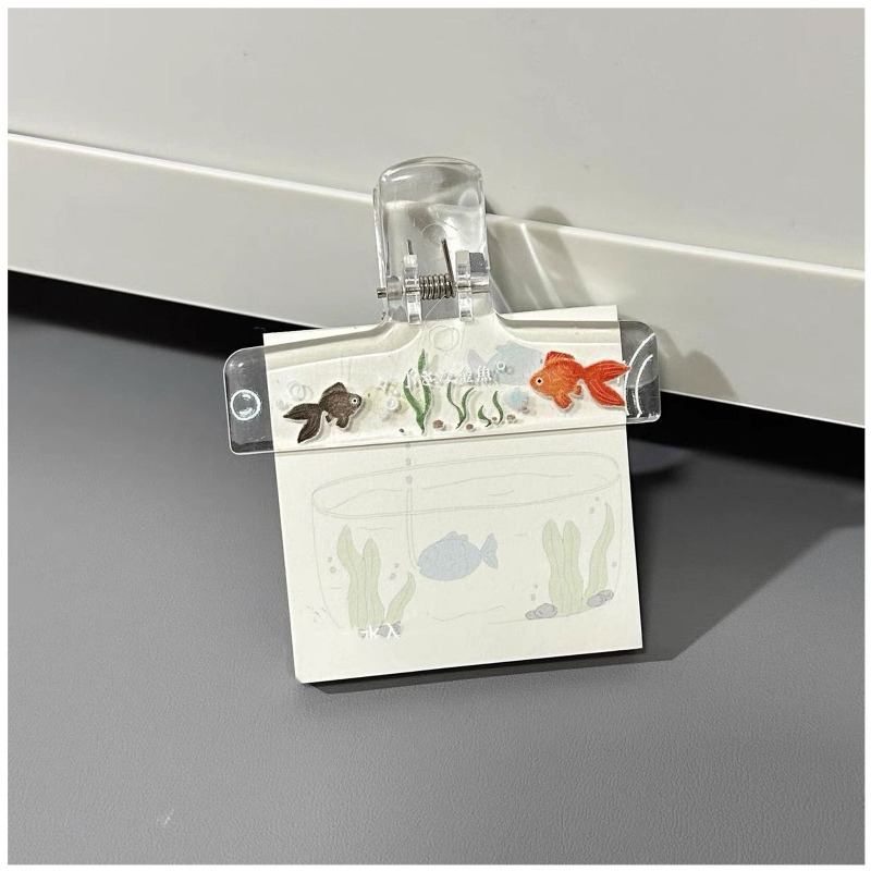 Przezroczyste klipsy akrylowe  – Binder Clip Assorted recenzja i cena