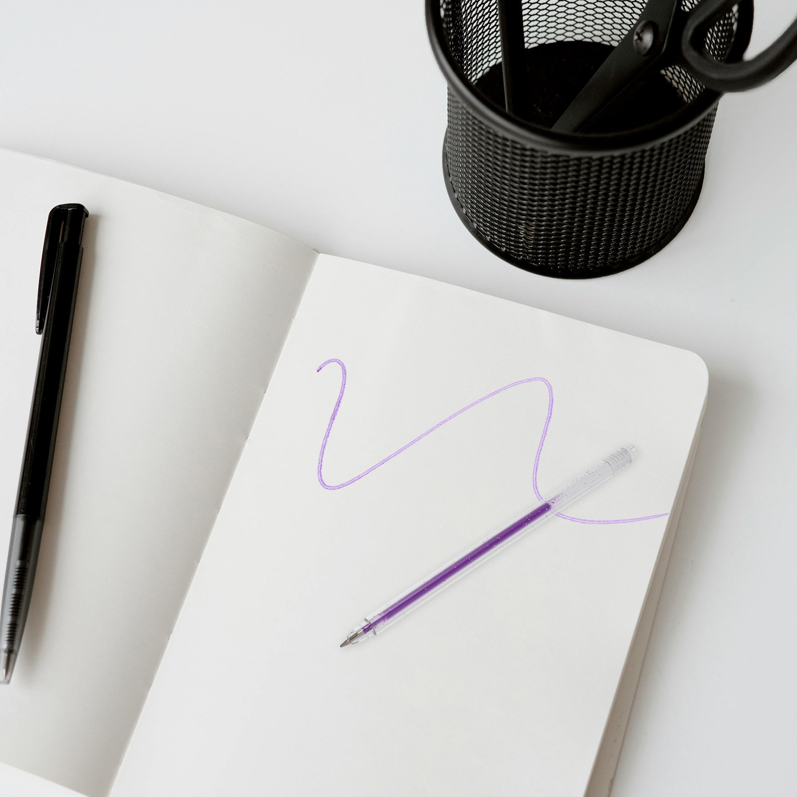 Zestaw 8 brokatowych długopisó – Gel Ink Pen Set recenzja i cena